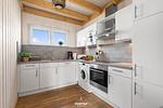 Küche / Küchenzeile - Ferienhaus Skipper-Auszeit Olpenitz - Top-Hundeurlaub