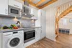 Küche / Küchenzeile - Ferienhaus Skipper-Auszeit Olpenitz - Top-Hundeurlaub