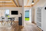 Wohnzimmer - Ferienhaus Skipper-Auszeit Olpenitz - Top-Hundeurlaub