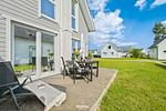 Terrasse - Ferienhaus Skipper-Auszeit Olpenitz - Top-Hundeurlaub