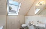 Badezimmer - Ferienhaus Skipper-Auszeit Olpenitz - Top-Hundeurlaub