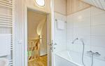 Badezimmer - Ferienhaus Skipper-Auszeit Olpenitz - Top-Hundeurlaub
