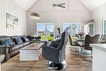 Wohnzimmer - Ferienhaus Sanfte Brise Olpenitz - Top-Hundeurlaub