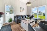 Wohnzimmer - Ferienhaus Sanfte Brise Olpenitz - Top-Hundeurlaub