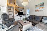 Wohnzimmer - Ferienhaus Sanfte Brise Olpenitz - Top-Hundeurlaub