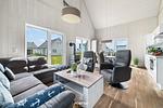 Wohnzimmer - Ferienhaus Sanfte Brise Olpenitz - Top-Hundeurlaub