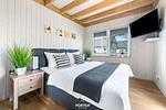 Schlafzimmer - Ferienhaus Sanfte Brise Olpenitz - Top-Hundeurlaub