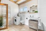 Badezimmer - Ferienhaus Sanfte Brise Olpenitz - Top-Hundeurlaub