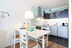 Küche / Küchenzeile - Maritime Ferienwohnung - Top-Hundeurlaub