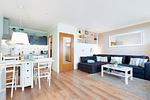 Wohnzimmer - Maritime Ferienwohnung - Top-Hundeurlaub