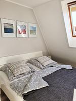 Schlafzimmer - Haus Poststraße 1a Fewo 18 - KLEINE SCHWALBE - Top-Hundeurlaub