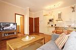 Wohnzimmer - Villa Käthe Fewo 5a - Top-Hundeurlaub