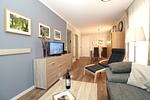 Wohnzimmer - Appartementanlage Ostseeblick - Fewo Rügen 12 - Top-Hundeurlaub