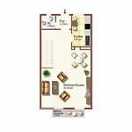 Grundriss - Appartementanlage Ostseeblick - Fewo Rügen 35 - Top-Hundeurlaub