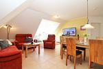 Wohnzimmer - Haus Olymp Fewo 28 - Top-Hundeurlaub