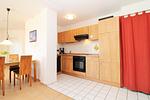 Küche / Küchenzeile - Haus Olymp Fewo 28 - Top-Hundeurlaub