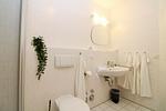Badezimmer - Haus Olymp Fewo 28 - Top-Hundeurlaub