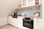 Küche / Küchenzeile - Appartementhaus Ulmenhof Fewo 11 - Top-Hundeurlaub