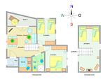 Grundriss - Wohnpark an der Mühle Fewo Cuba 2.6 - Top-Hundeurlaub