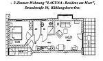 Grundriss - Residenz Laguna Fewo 29 - Top-Hundeurlaub