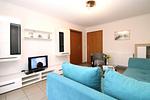 Wohnzimmer - Ferienanlage Dröse, Haus 8a - Fewo 7 (rolli-gerecht) - Top-Hundeurlaub