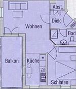 Grundriss - Uns Strandhus Fewo 3 - VILLA FELICE - Top-Hundeurlaub