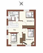 Grundriss - Ferienhaus Müller - Top-Hundeurlaub