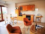 Wohnzimmer - Appartementhaus Kirchweg 19 Fewo 11 - SEESCHWALBE - Top-Hundeurlaub