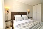 Schlafzimmer - Gutshof Dornbusch Fewo 1 - AM BRUNNEN - Top-Hundeurlaub