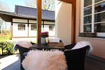 Terrasse - Gutshof Dornbusch Fewo 1 - AM BRUNNEN - Top-Hundeurlaub