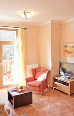 Wohnzimmer - Villa Käthe Fewo 6a - Top-Hundeurlaub