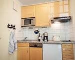 Küche / Küchenzeile - Haus Ostseewelle Fewo 4 - Top-Hundeurlaub