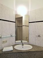 Badezimmer - Haus Ostseewelle Fewo 4 - Top-Hundeurlaub