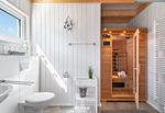 Sauna - Ferienhaus Ahoi Skipper Olpenitz - Top-Hundeurlaub