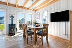 Wohnzimmer - Ferienhaus Ahoi Skipper Olpenitz - Top-Hundeurlaub