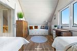 Schlafzimmer - Ferienhaus Ahoi Skipper Olpenitz - Top-Hundeurlaub