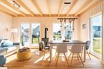 Gartenblick - Ferienhaus Snorris Stuga Olpenitz - Top-Hundeurlaub