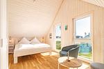 Schlafzimmer - Ferienhaus Snorris Stuga Olpenitz - Top-Hundeurlaub