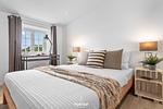 Schlafzimmer - Ferienhaus Loft an der Ostsee Glücksburg - Top-Hundeurlaub