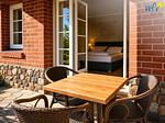 Terrasse - Ferienwohnung Strandhafer - Top-Hundeurlaub