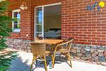 Terrasse - Ferienwohnung Strandhafer - Top-Hundeurlaub