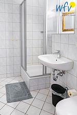 Badezimmer - Ferienwohnung Strandhafer - Top-Hundeurlaub