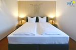 Schlafzimmer - Ferienwohnung Silbergras - Top-Hundeurlaub