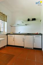 Küche / Küchenzeile - Ferienwohnung Heiderose - Top-Hundeurlaub