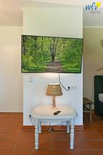 Schlafzimmer - Ferienwohnung Heiderose - Top-Hundeurlaub