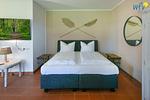 Schlafzimmer - Ferienwohnung Heiderose - Top-Hundeurlaub