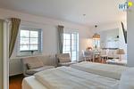 Schlafzimmer - Ferienwohnung Heiderose - Top-Hundeurlaub