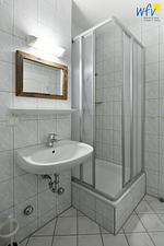Badezimmer - Ferienwohnung Heiderose - Top-Hundeurlaub