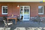 Terrasse - Ferienwohnung Heiderose - Top-Hundeurlaub