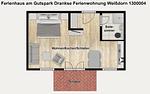 Grundriss - Ferienwohnung Weißdorn - Top-Hundeurlaub